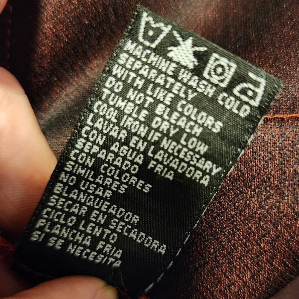 Perceptions Petite Blazer Rust Orange Women's 8 P Autumn Fall Classic Career EUC
